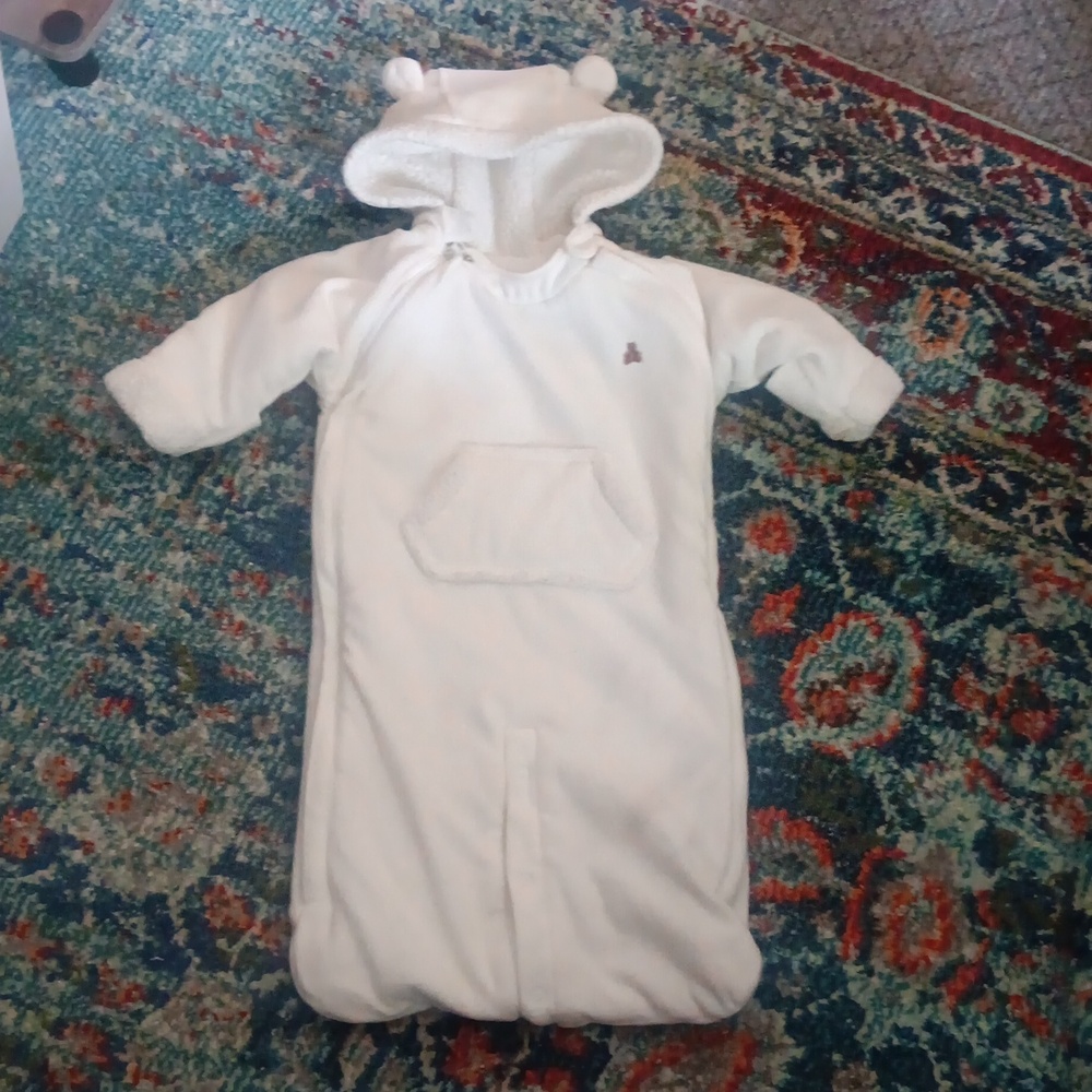 Gap soft fleece baby bunting snowsuit